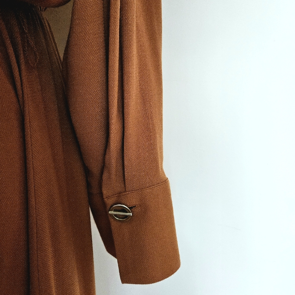 ZARA Midi Dress with Shoulder Details - Picture 4 of 13